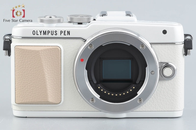 "Shutter count 2,122" Olympus PEN Lite E-PL7 White 16.1 MP 14-42 Lens