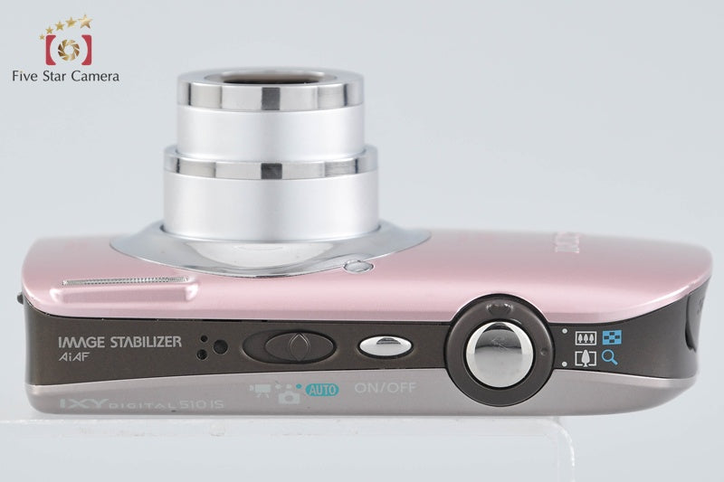 Canon IXY Digital 510 IS Pink 12.1 MP Digital Camera