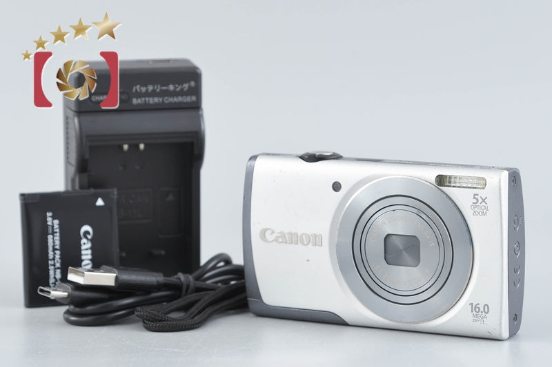 Canon PowerShot A3500 IS Silver 16.0 MP Digital Camera