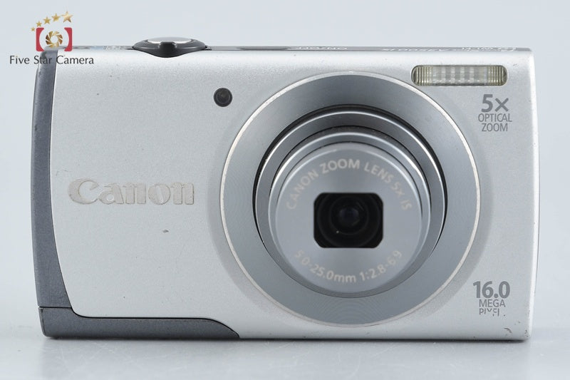 Canon PowerShot A3500 IS Silver 16.0 MP Digital Camera