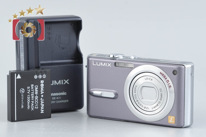 Panasonic LUMIX DMC-FX9 Mauve Gray 6.0 MP Digital Camera