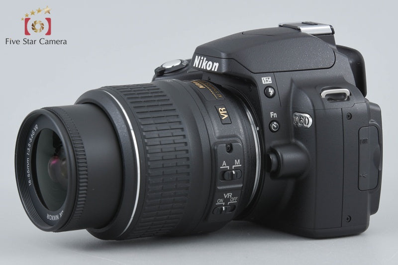 "Shutter count 4,161" Nikon D60 10.2 MP Digital SLR Camera 18-55 Lens