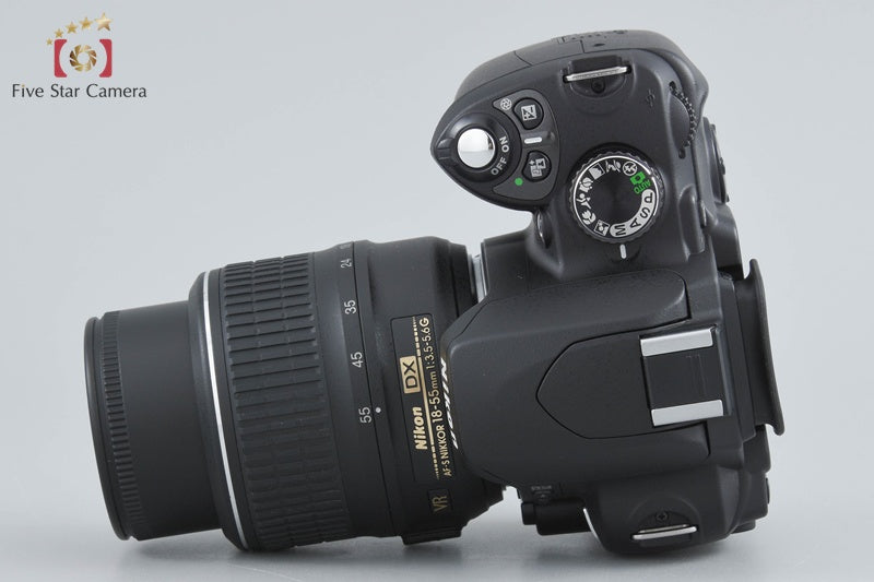 "Shutter count 4,161" Nikon D60 10.2 MP Digital SLR Camera 18-55 Lens