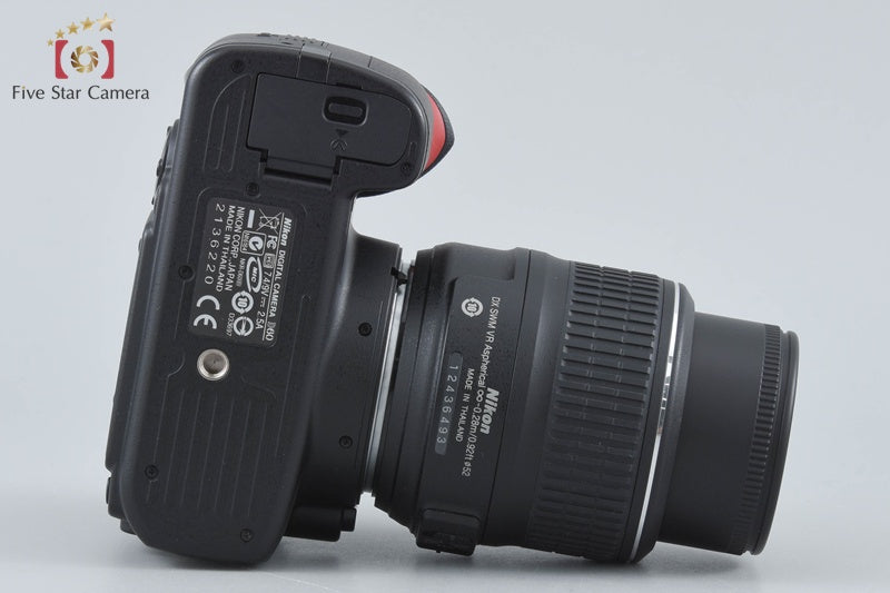 "Shutter count 4,161" Nikon D60 10.2 MP Digital SLR Camera 18-55 Lens