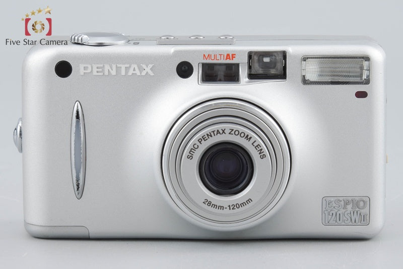 Pentax ESPIO 120SWII Silver 35mm Point & Shoot Film Camera from Japan
