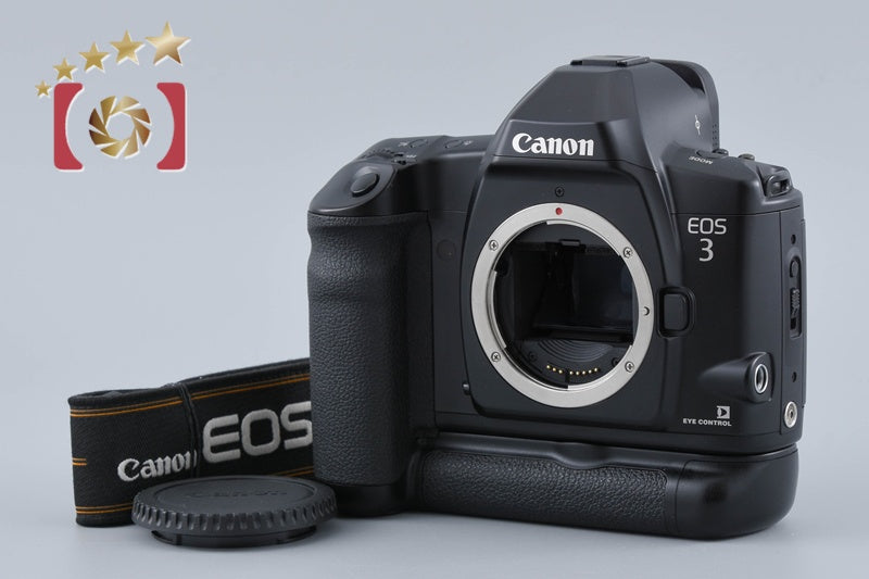 Canon EOS 3 35mm SLR Film Camera + BP-E1 Battery Pack