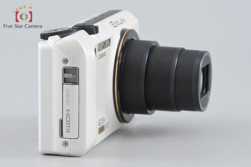Casio HIGH SPEED EXILIM EX-ZR100 White 12.1 MP Digital Camera