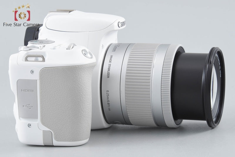 "Count 1,554" Canon EOS Kiss X9 / Rebel SL2 / 200D White 24.2 MP DSLR 18-55 Lens