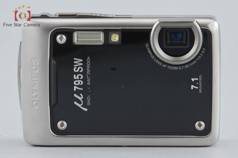 Olympus μ795SW Piano Black 7.1 MP Waterproof Digital Camera