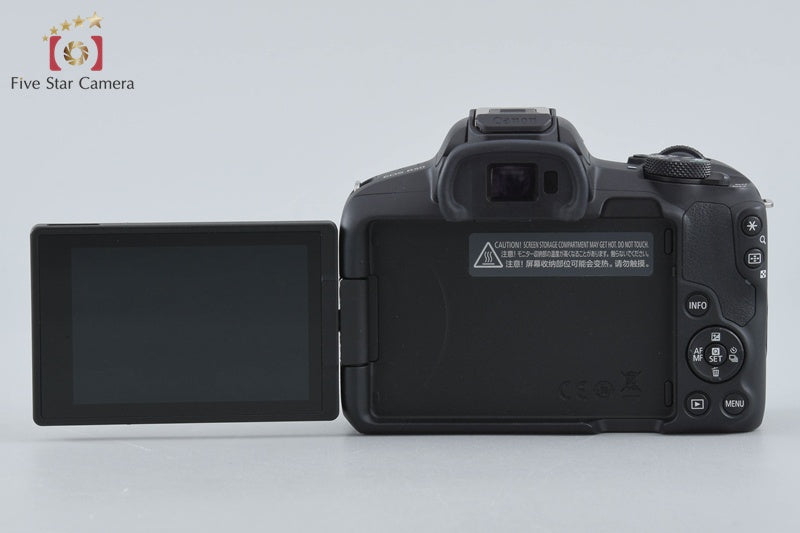 "Shutter count 2,000" Canon EOS R50 Black 24.2 MP RF-S 18-45 55-210 Lenses