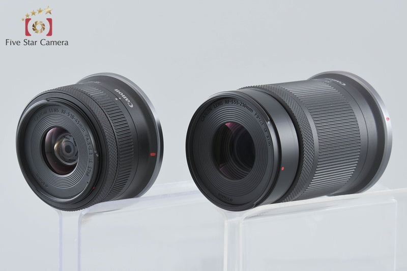 "Shutter count 2,000" Canon EOS R50 Black 24.2 MP RF-S 18-45 55-210 Lenses