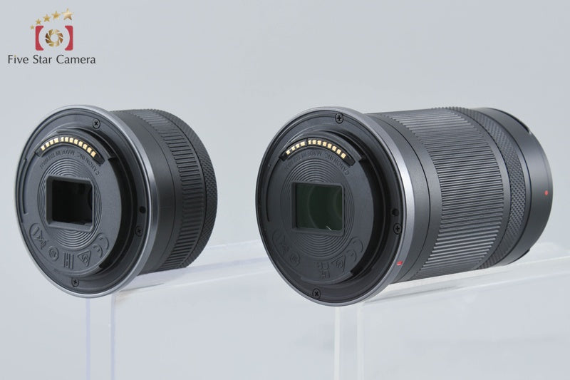 "Shutter count 2,000" Canon EOS R50 Black 24.2 MP RF-S 18-45 55-210 Lenses