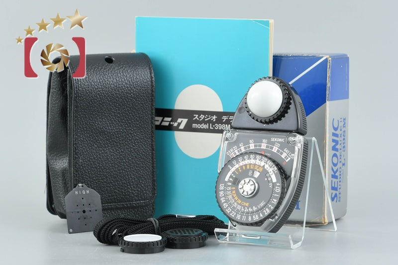 SEKONIC Studio Deluxe II L-398M Light Meter w/ Box