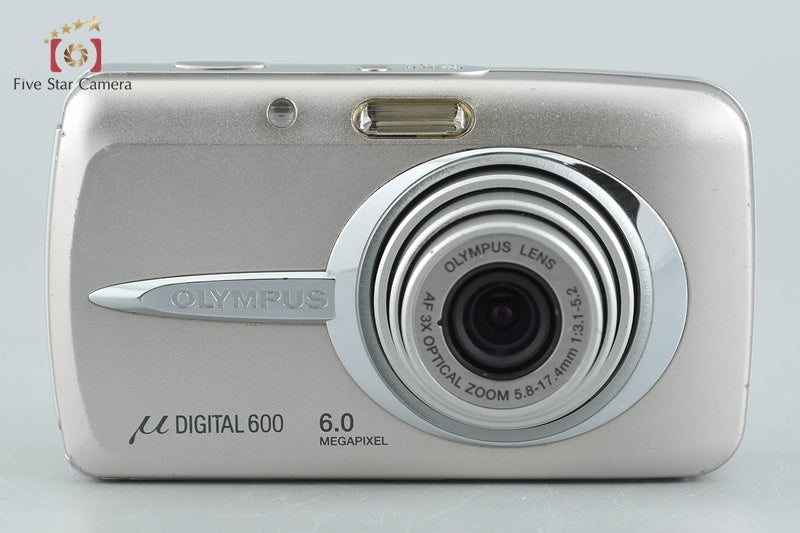 Olympus μ DIGITAL 600 Silver 6.0 MP Digital Camera