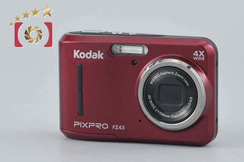 Kodak PIXPRO FZ43 Red 16.0 MP Digital Camera