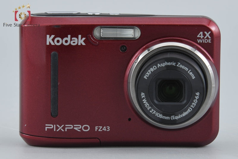 Kodak PIXPRO FZ43 Red 16.0 MP Digital Camera