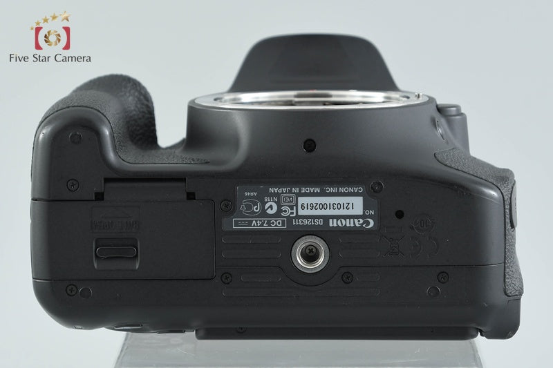"Count 4,367" Canon EOS Kiss X5 / Rebel T3i / 600D 18.0 MP DSLR Camera Body