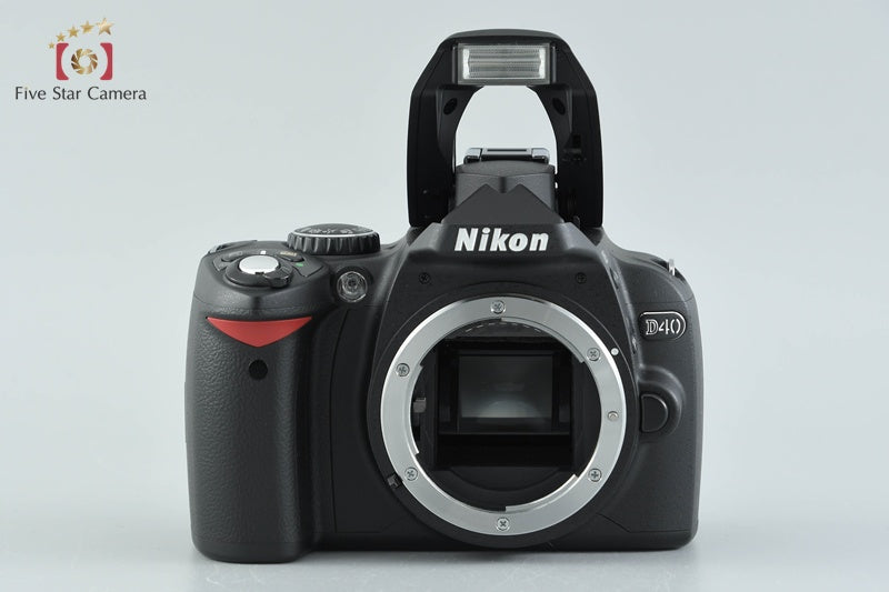 "Shutter count 959" Nikon D40 Black 6.1 MP Digital SLR Camera 18-55 Lens