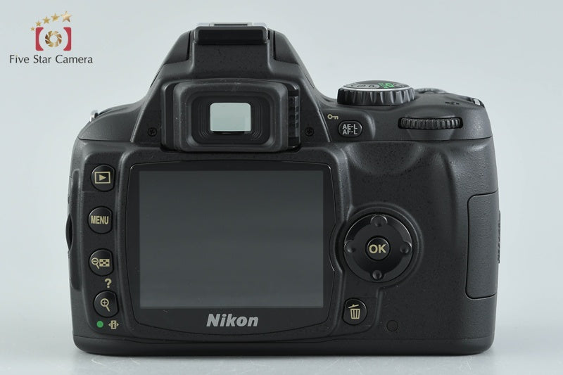 "Shutter count 959" Nikon D40 Black 6.1 MP Digital SLR Camera 18-55 Lens