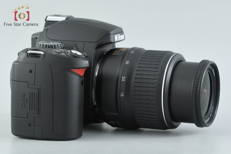"Shutter count 959" Nikon D40 Black 6.1 MP Digital SLR Camera 18-55 Lens