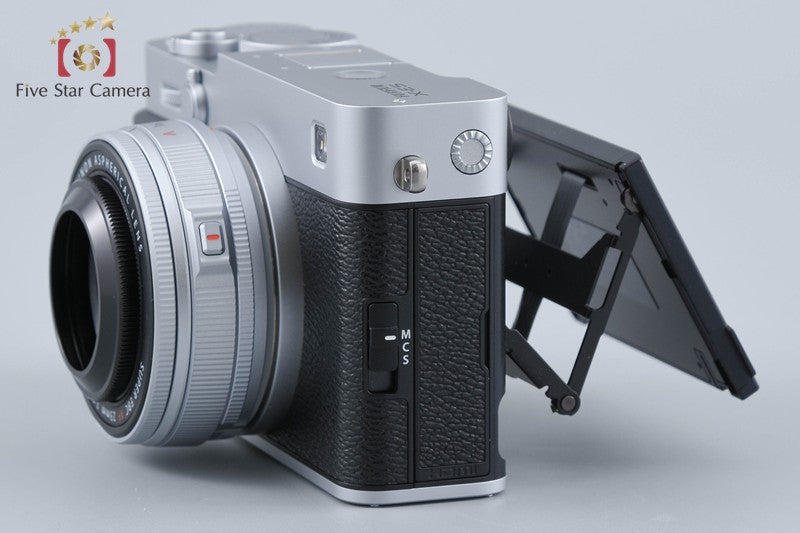 Fujifilm X-E5 Silver 40.2 MP Digital Mirrorless Camera XF 23mm R WR Lens w/ Box