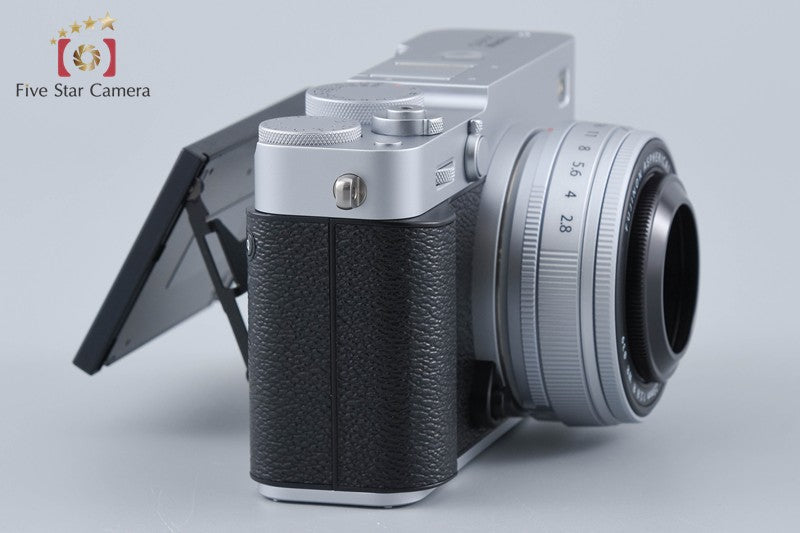 Fujifilm X-E5 Silver 40.2 MP Digital Mirrorless Camera XF 23mm R WR Lens w/ Box