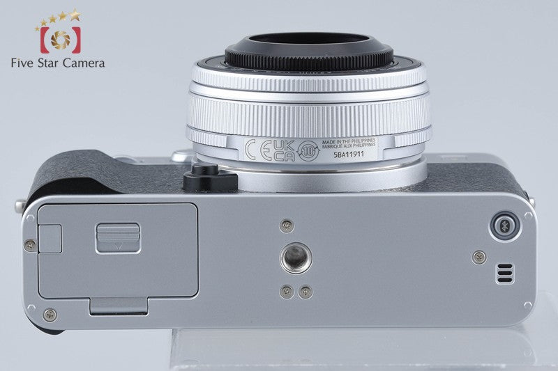 Fujifilm X-E5 Silver 40.2 MP Digital Mirrorless Camera XF 23mm R WR Lens w/ Box