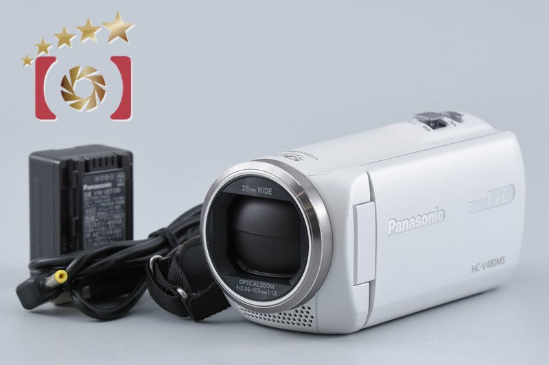 Panasonic HC-V480MS White Digital Hi-Vision Video Camera