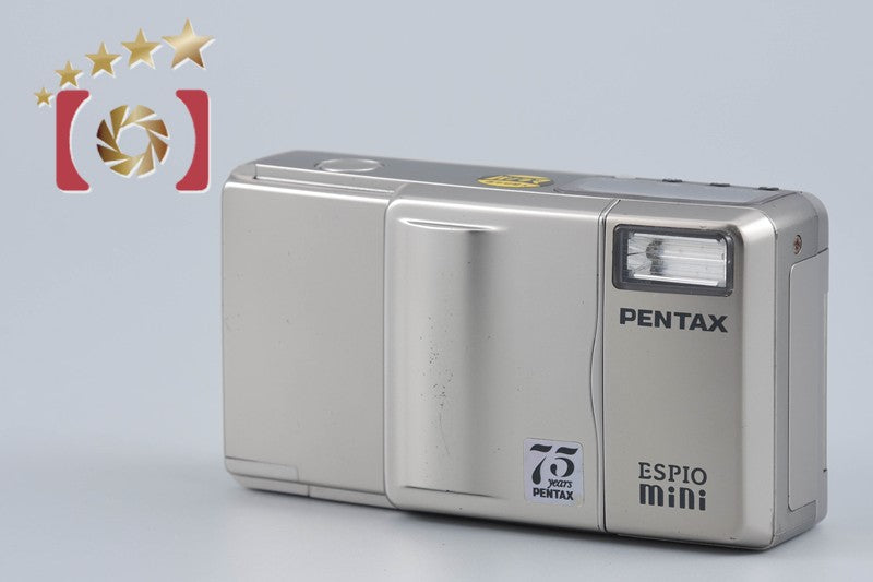 Pentax ESPIO Mini Silver 75th Anniversary 35mm Point & Shoot Film Camera