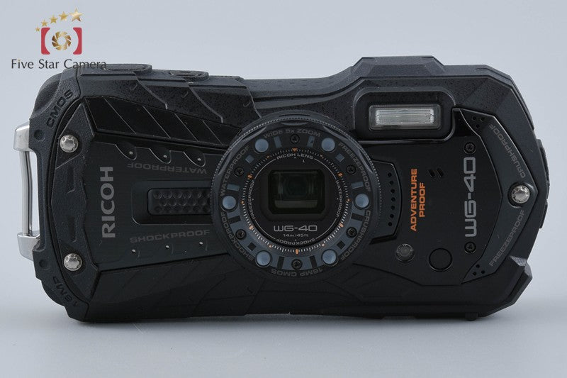 "Shutter count 2,198" Ricoh Pentax WG-40 Black 16.0 MP Waterproof Action Camera