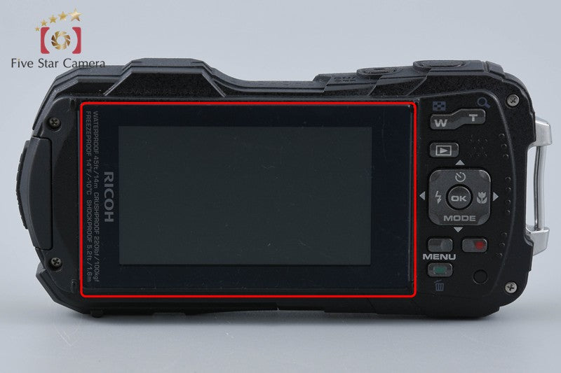 "Shutter count 2,198" Ricoh Pentax WG-40 Black 16.0 MP Waterproof Action Camera