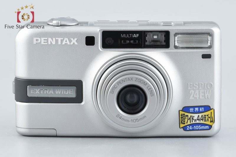 Pentax ESPIO 24EW Silver 35mm Point & Shoot Film Camera