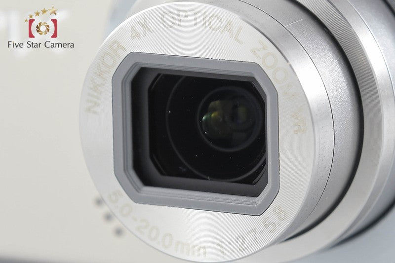Nikon COOLPIX S620 Pearl White 12.2 MP Digital Camera