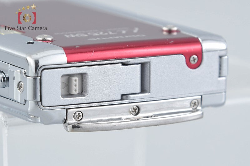 OLYMPUS μ725SW Wine Red 7.1 MP Digital Camera