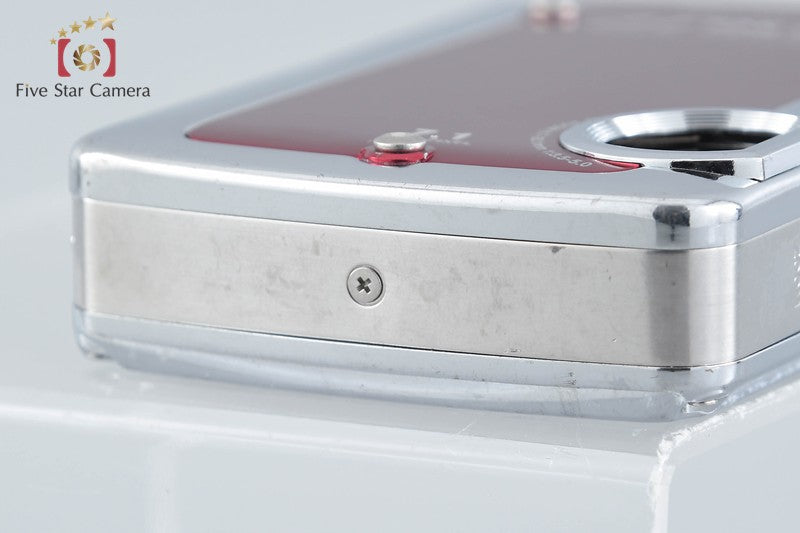 OLYMPUS μ725SW Wine Red 7.1 MP Digital Camera