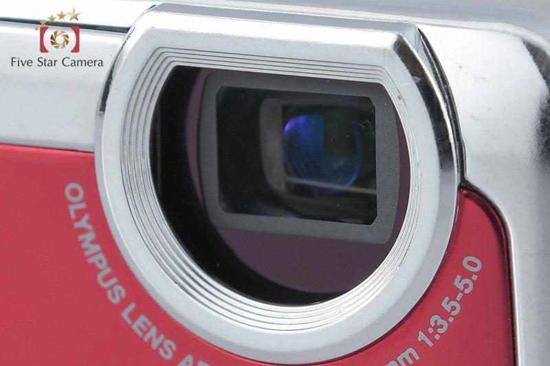 OLYMPUS μ725SW Wine Red 7.1 MP Digital Camera