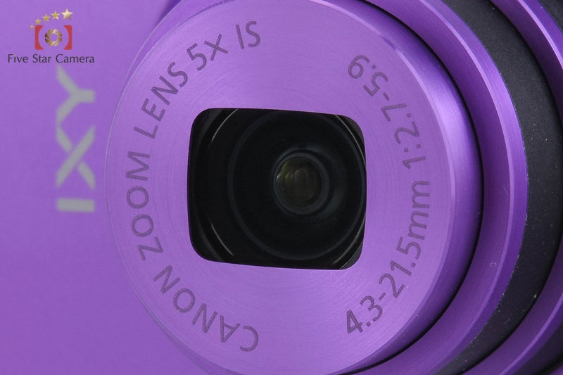 Canon IXY 430F Purple 16.1 MP Digital Camera w/ Box