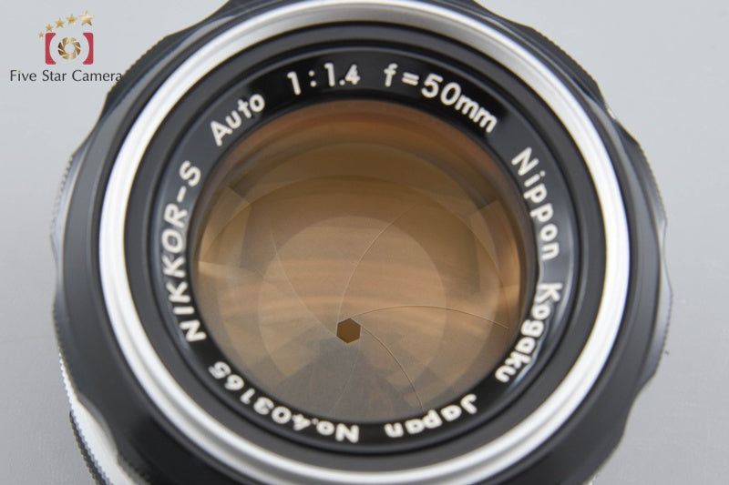 Nikon NIKKOR-S Auto 50mm f/1.4 Non Ai Lens
