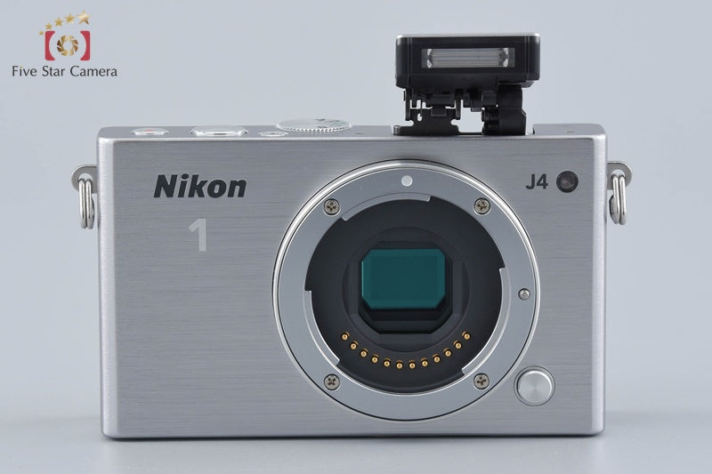 "Shutter count 314" Nikon 1 J4 Silver 18.4 MP Digital Camera 10-30 Lens