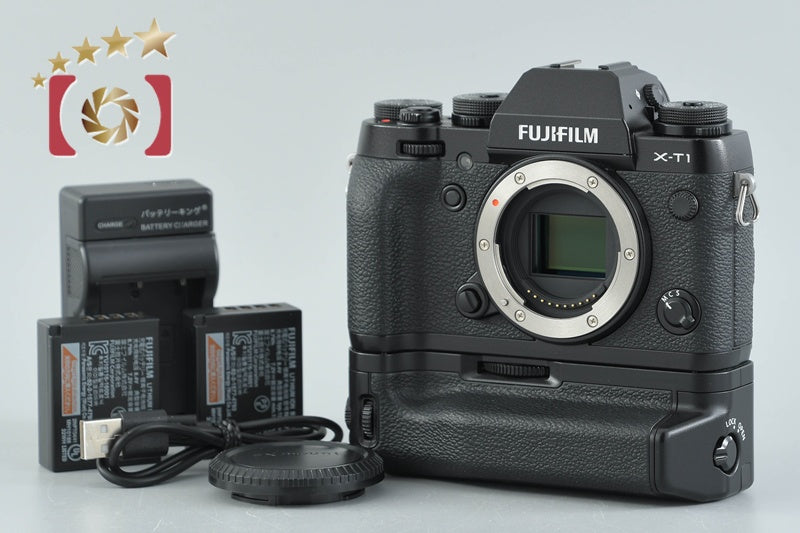 Fujifilm X-T1 Black 16.3 MP Digital Mirrorless Camera + VG-XT1 Battery Grip