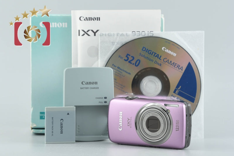 Canon IXY Digital 930 IS Purple 12.1 MP Digital Camera w/ Box