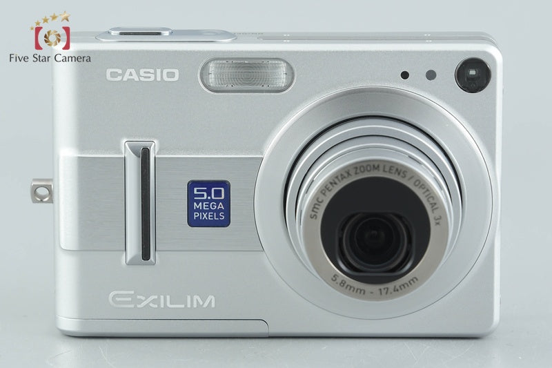 Casio EXILIM EX-Z55 Silver 5.0 MP Digital Camera w/ Box