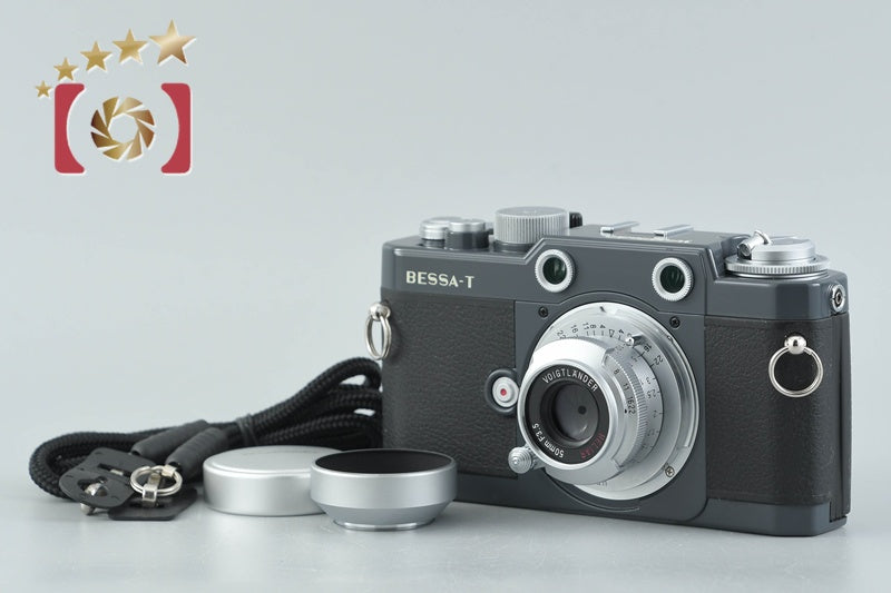 Voigtlander BESSA-T HELIAR 101th Anniversary Model Gray + Heliar 50mm f/3.5