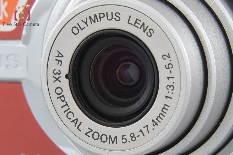 Olympus μ DIGITAL 600 Red 6.0 MP Digital Camera