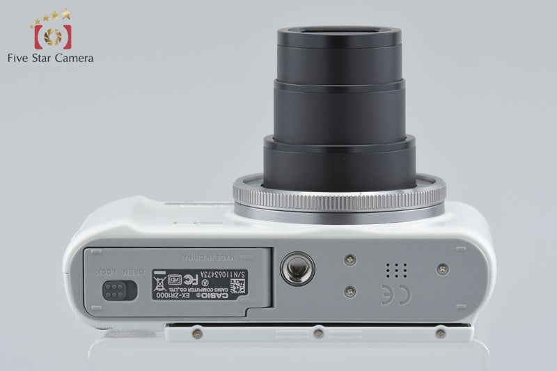 Casio HIGH SPEED EXILIM EX-ZR1000 White 16.1 MP Digital Camera