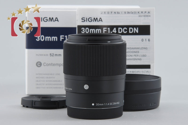 Sigma 30mm f/1.4 DC DN Contemporary for Canon EF-M Mount w/ Box