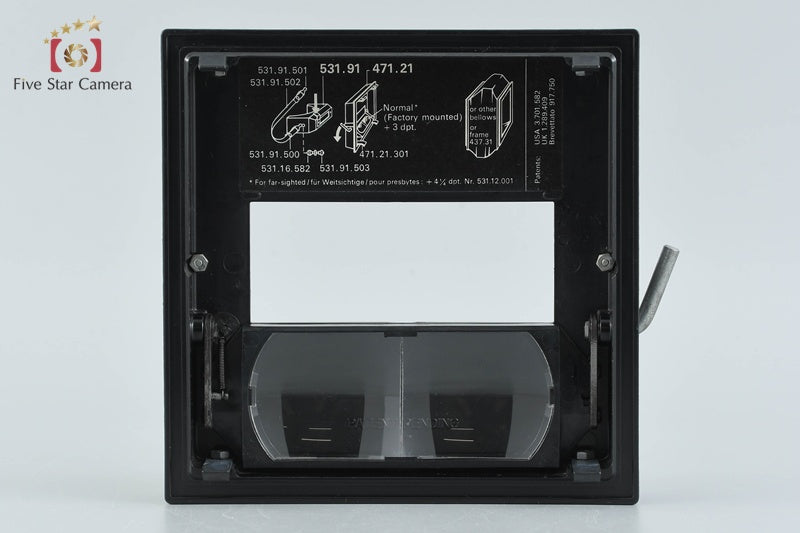 Sinar Binocular Loupe 471.21 for 4x5 Format + Light-Blocking Eye Hood