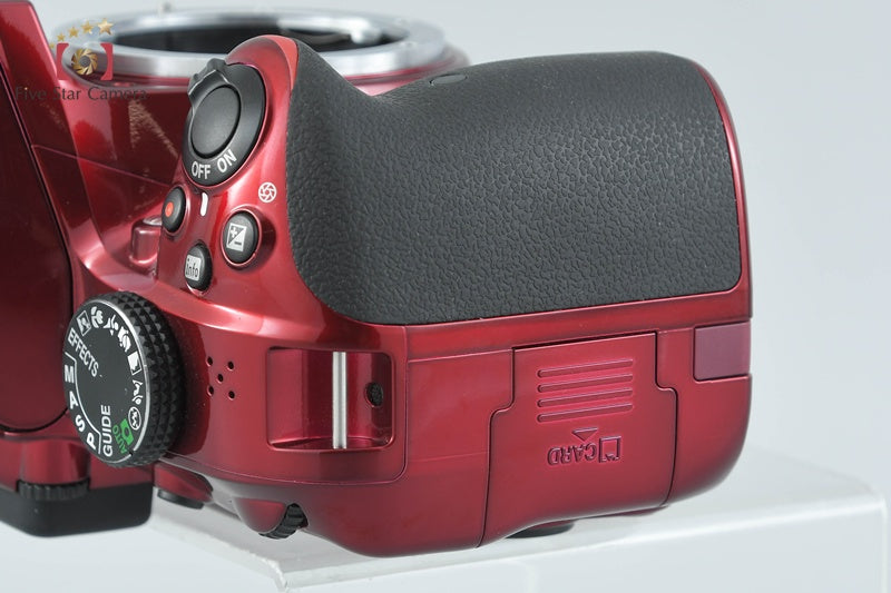 "Shutter count 5,638" Nikon D3400 Red 24.2 MP DSLR Camera Body