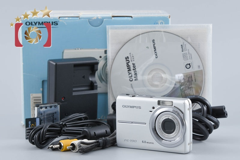 Olympus Camedia FE-190 6.0 MP Digital Camera w/ Box