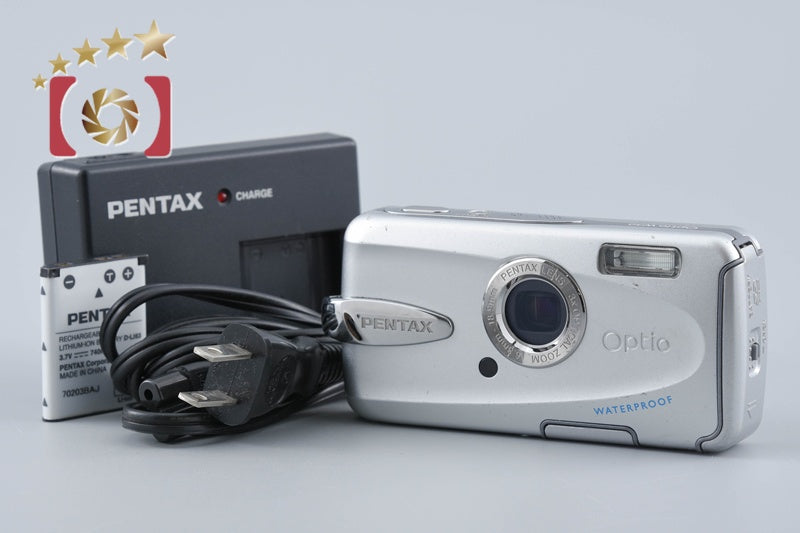 Pentax Optio W30 Silver 7.1 MP Waterproof Digital Camera